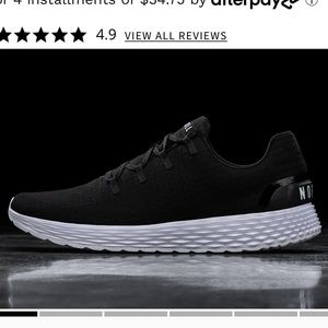 Nobull Black Ripstop Runners women’s 9.5